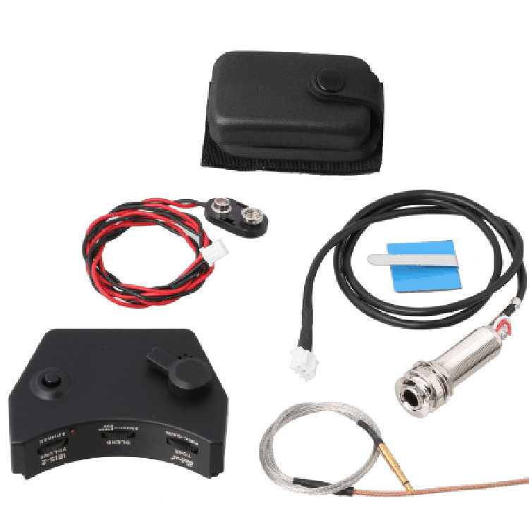 古典民谣木吉他内置音孔拾音器免开孔尾钉拾音器