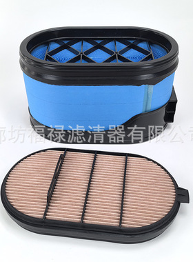 F071150 F071151空气滤芯 AT370279 P608666 090008626椭圆形滤芯