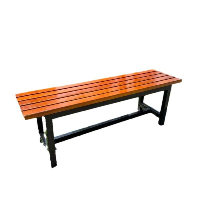 厂家供应家用坐椅换鞋凳浴室凳阳台鞋架防腐实木广场长椅座椅米