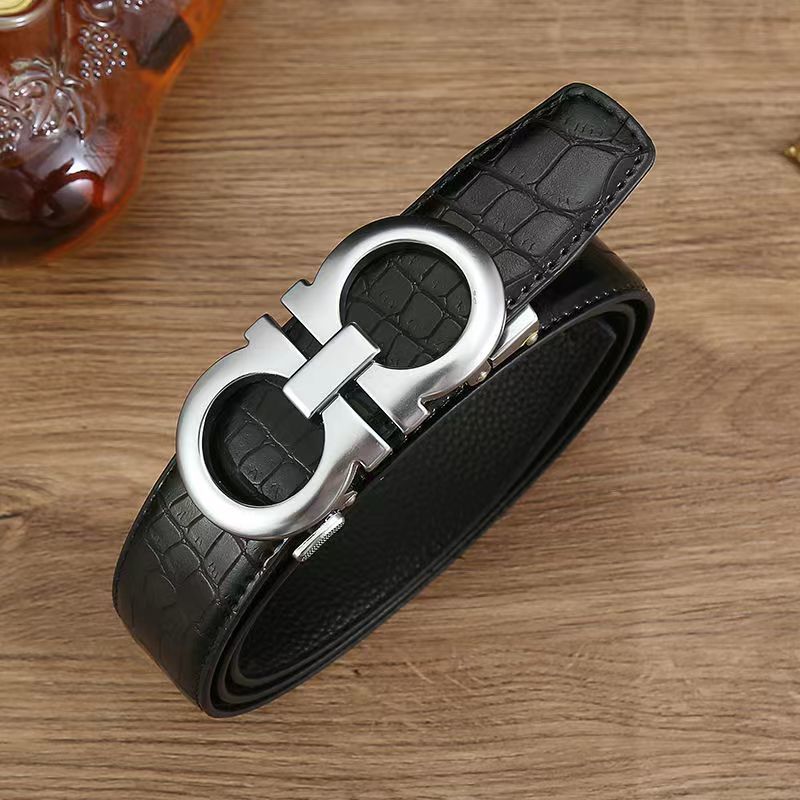 2025年新款皮带男款真皮自动扣正品牛皮男士腰带奢侈品男士皮带