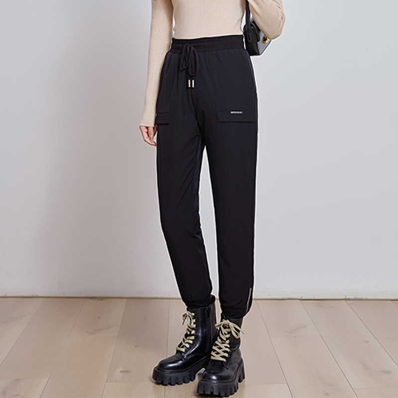 【CC家CC】裤长100cm90鹅绒裤显瘦不臃肿加厚保暖鹅绒裤 88317