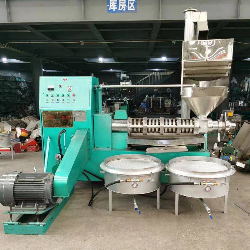 商用大型冷热两用榨油机油坊全自动菜籽花生核桃茶籽榨油机压榨机