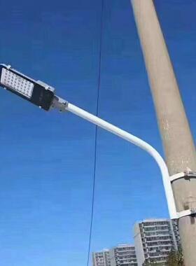 120WLED路灯中国结路灯 民族花纹路灯灯杆 大刀臂抱箍照明路灯