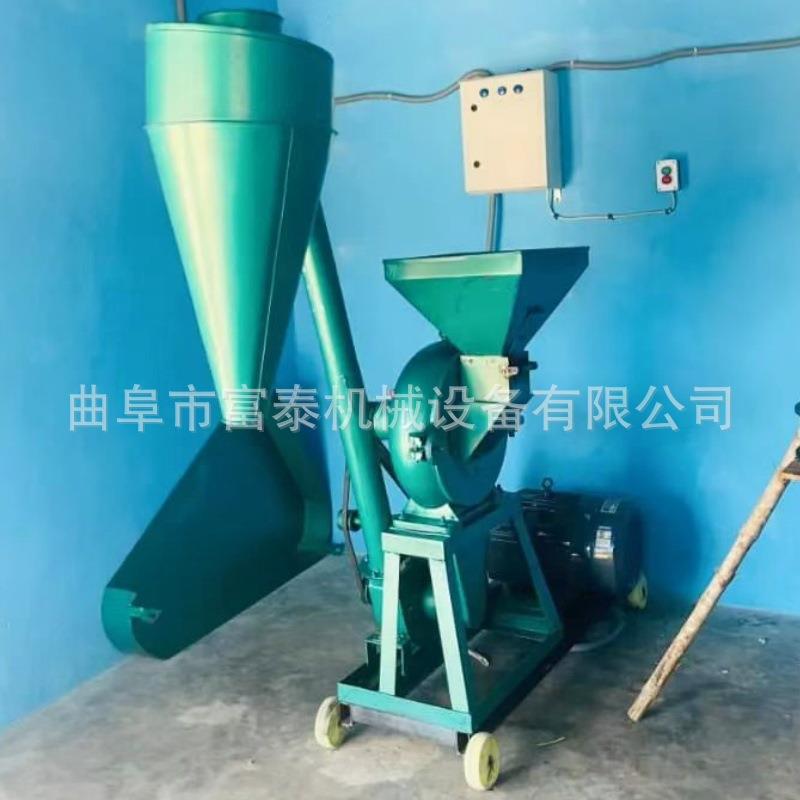 自吸式五谷杂粮打碎磨粉机 麦麸豆粕稻壳粉碎机 辣椒调味料打粉机