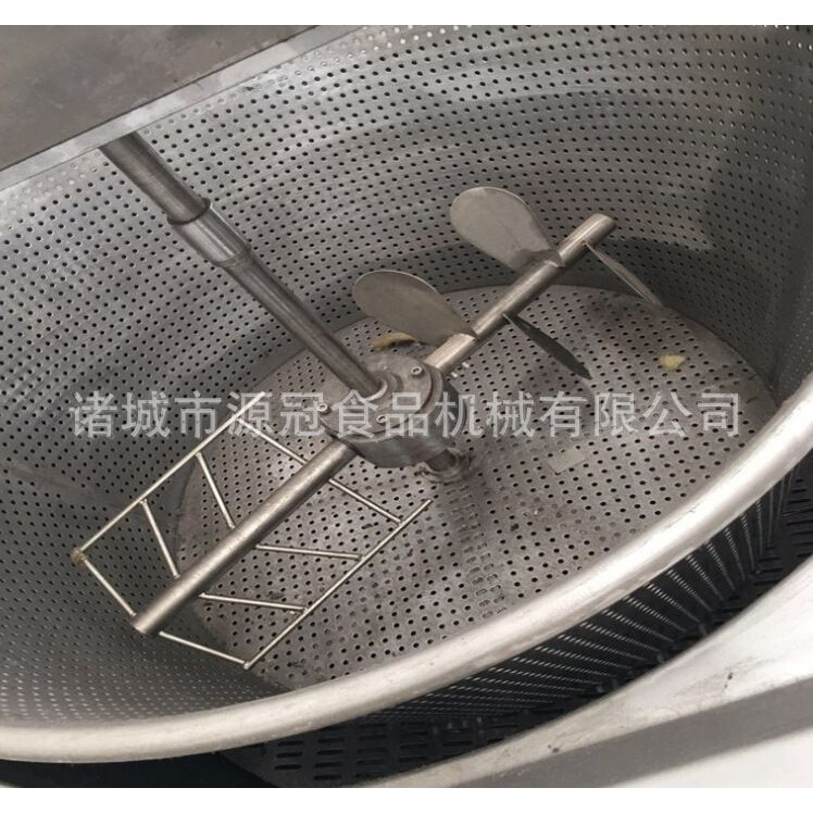 小型油炸机 电热油炸机 自动出料油炸机 诸城源冠食品机械供应