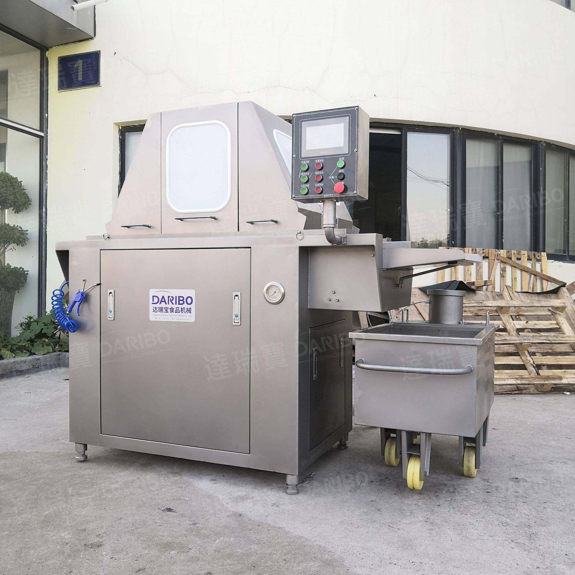 x商用雪花牛肉牛油注射机 牛羊排连续式盐水腌制机 带骨腌料设备