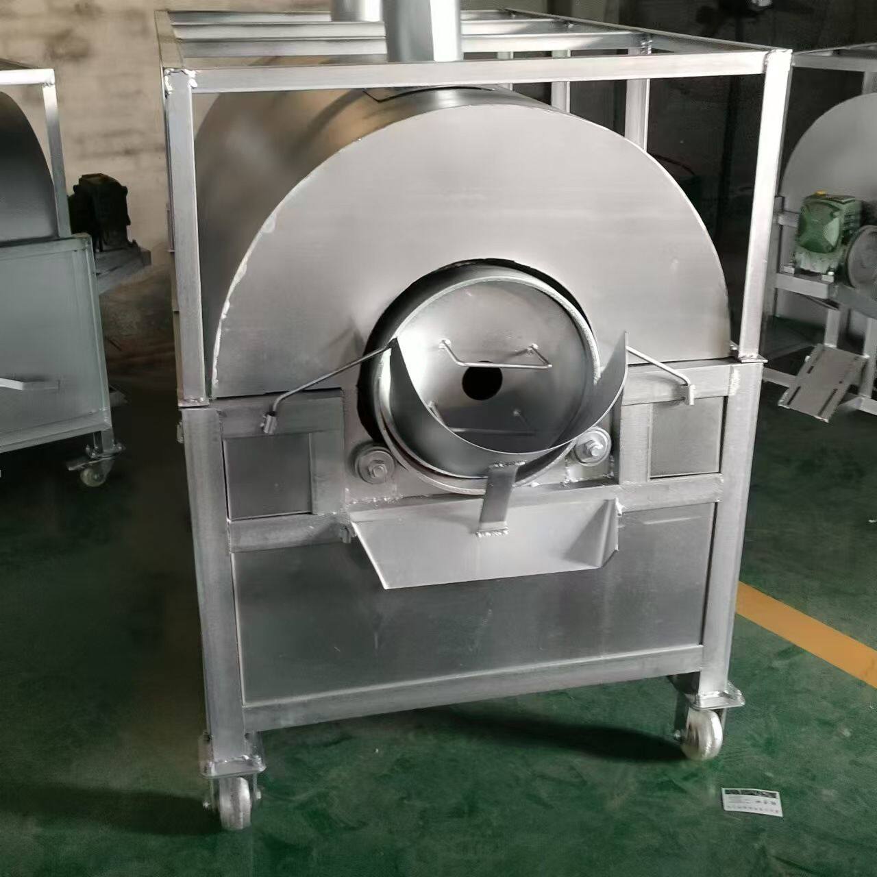 家用花生瓜子翻炒机 商用炒大豆机器养殖业 中草药炒货炒干机