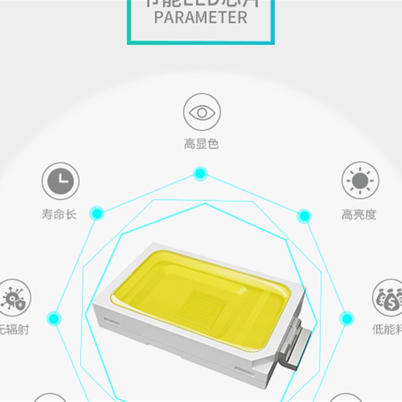LED吸顶灯改造灯板灯条三色变光7030灯珠双色客厅灯芯片光源贴片