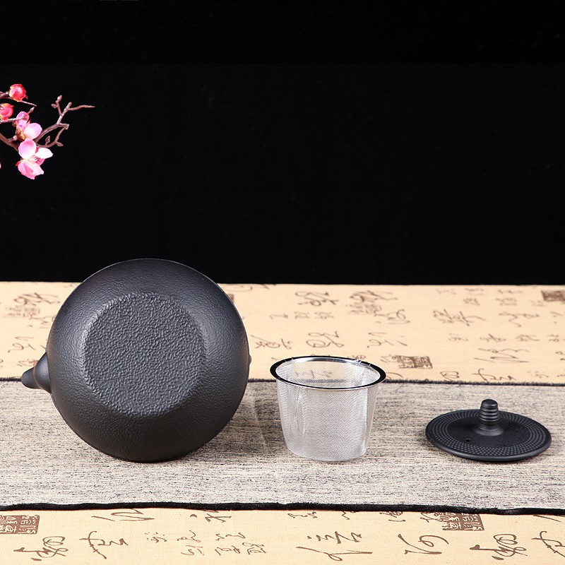 京界临 1.2L粒子铸铁壶生铁壶 老铁壶煮茶壶烧水壶泡茶壶功夫茶具