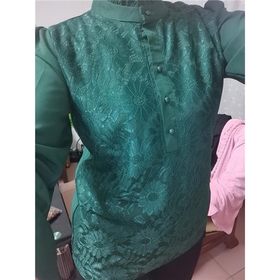 立领蕾丝打底衫女秋冬内搭洋气长袖上衣黑色高领加绒加厚雪纺衬衣