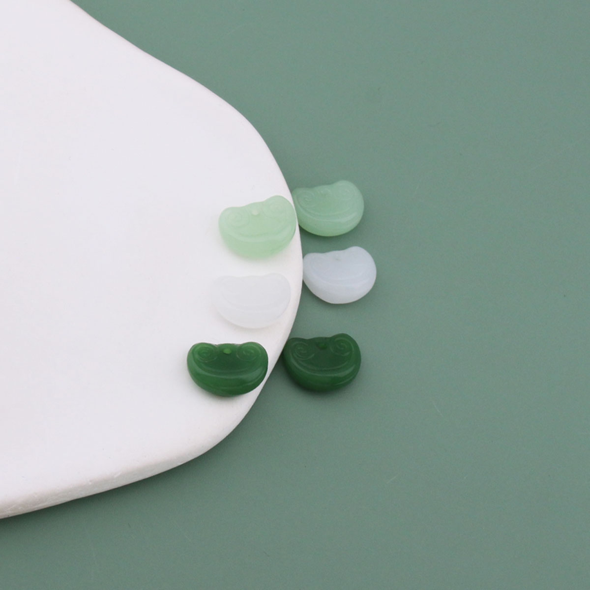 古风发簪diy饰品配件挂坠混批手工编织手链吊坠琉璃元宝吊饰批发