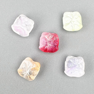 渐变醒狮头挂件手工串珠diy编织手链手串项链饰品配饰钥匙扣