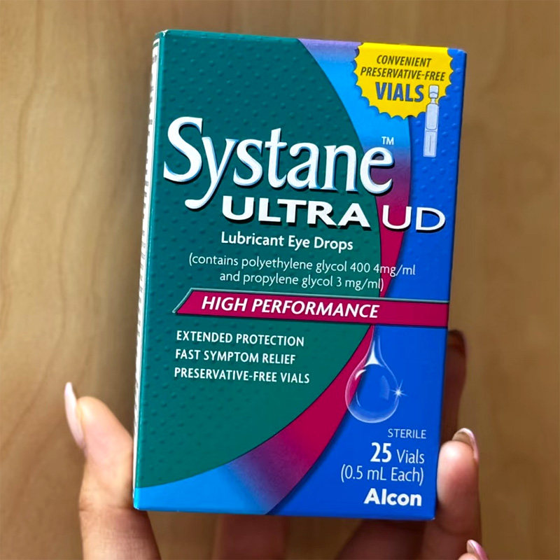 澳洲溯源systane ultra人工泪液无防腐25支缓干眼症玻尿酸滴眼液1