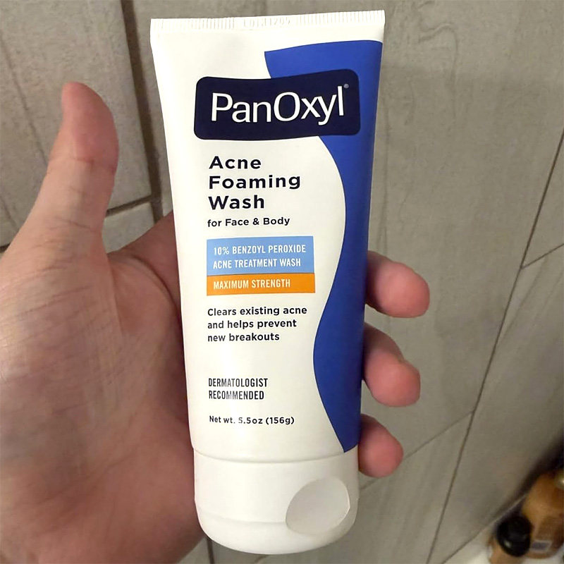 美国直邮PanOxyl10%祛痘洗面奶bpo过氧化苯甲酰控油去痘洁面乳1