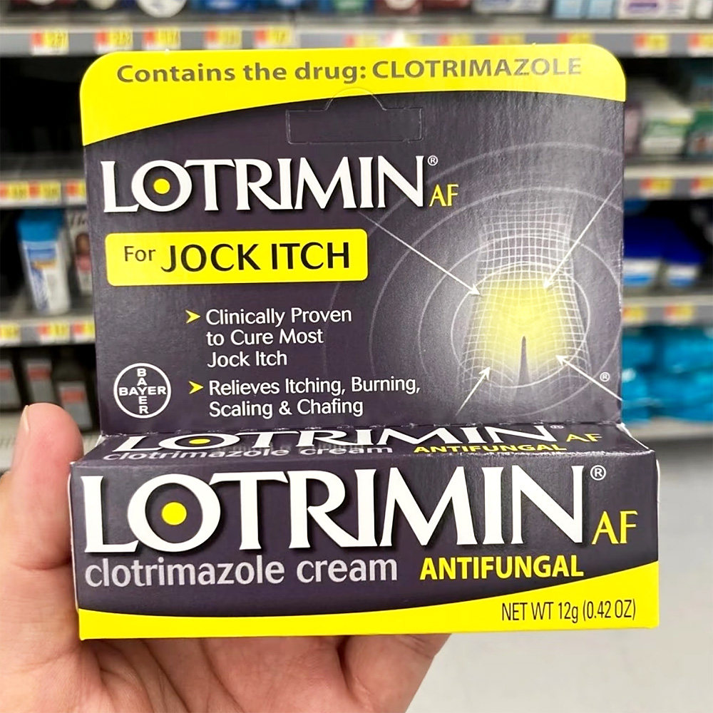 美国直邮 新药Lotrimin AF股癣皮肤药膏 瘙痒皮炎脚气真菌感染1