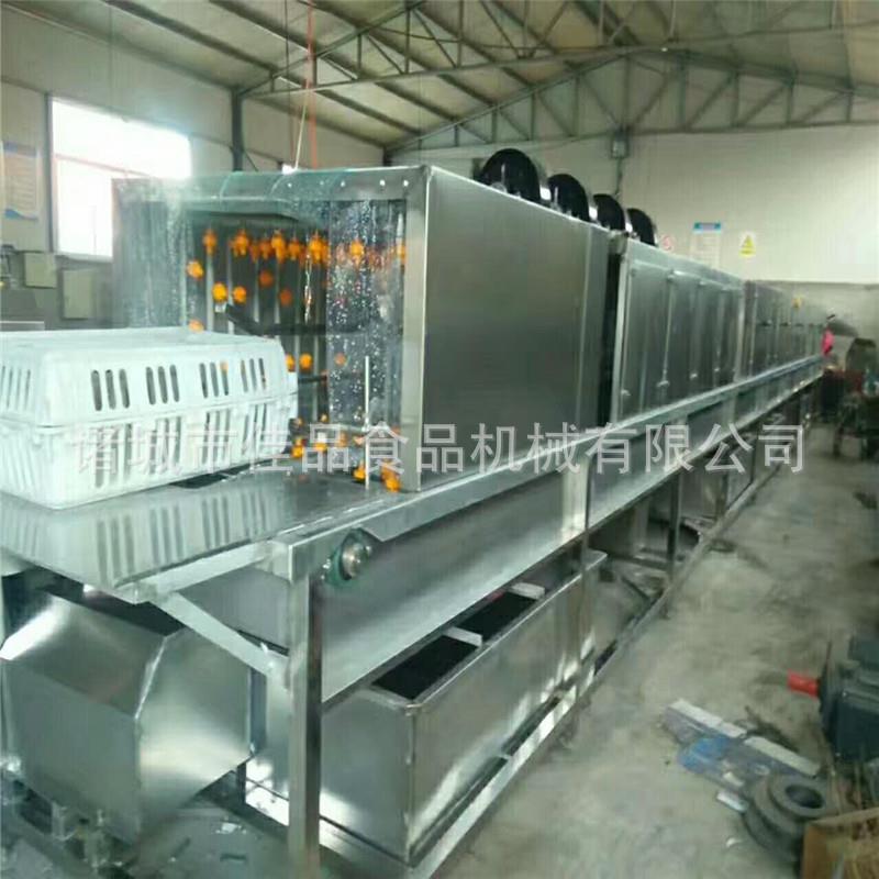 不锈钢酱菜筐喷淋清洗机 周转筐全自动洗筐机