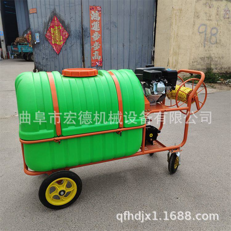 手推式电动打药机 汽油拉管打药机 多功能园林喷雾器