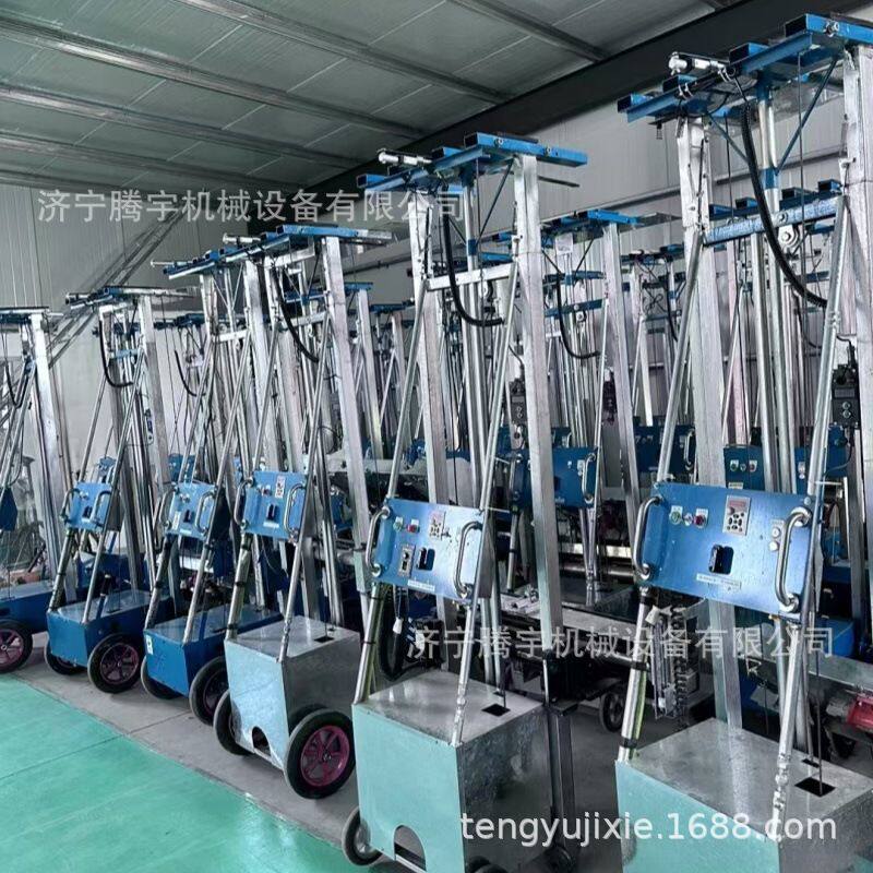 墙面抹灰机4米高报价建筑室内用墙面粉墙机电动自动升降全新上架