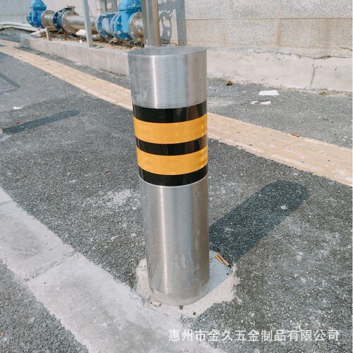 厂家直销304不锈钢警示柱学校门口隔离桩道口行人安全防撞柱定制