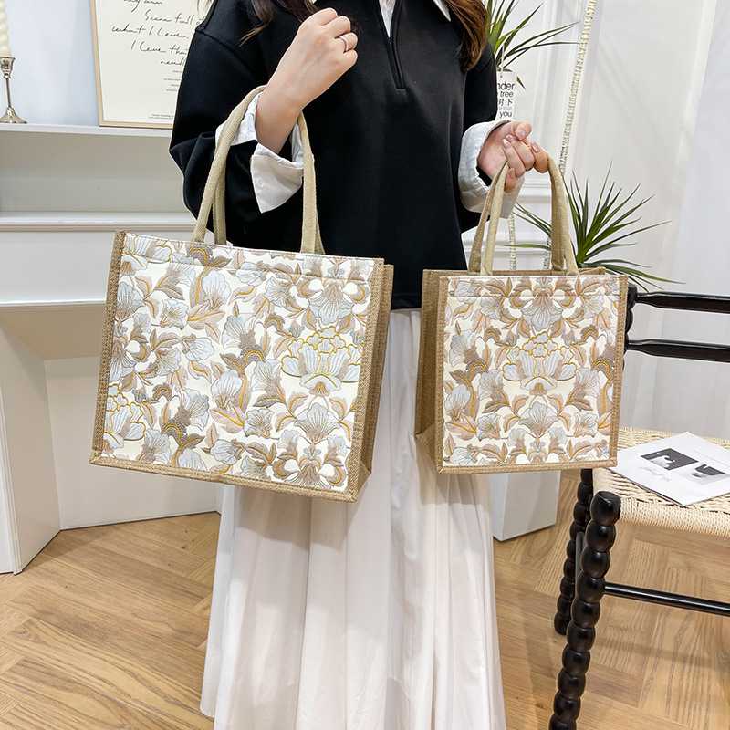 帆布包包女手提包2025新款大容量
