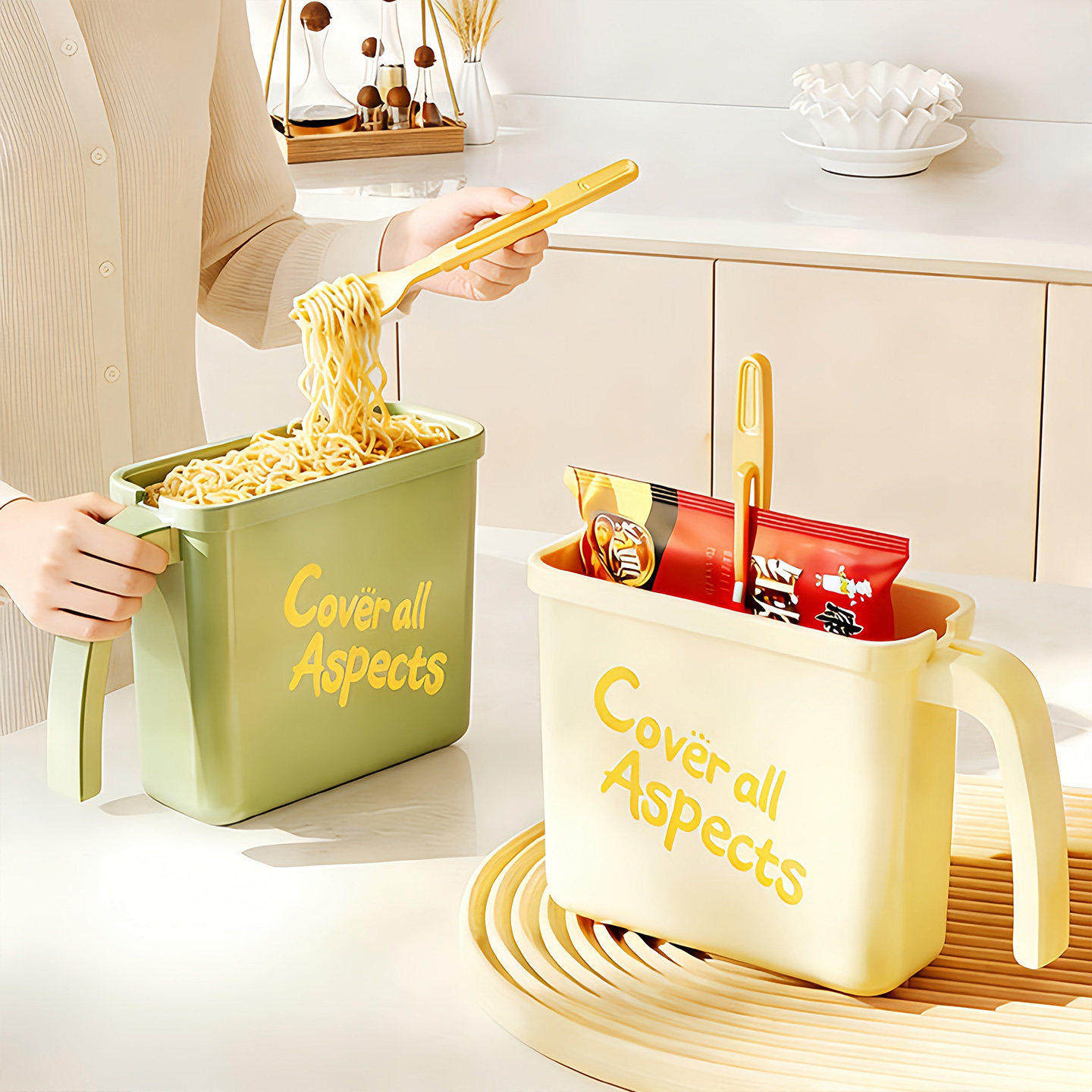 袋装泡面碗家用餐具学生宿舍懒人专用泡面盒免洗便携旅行泡面神器