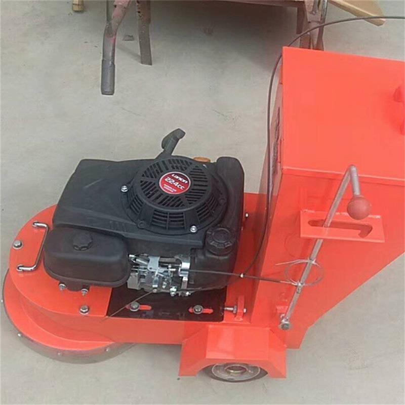 旧环氧去除清线机 手推式汽油标线去除机 热熔旧线油漆打磨机