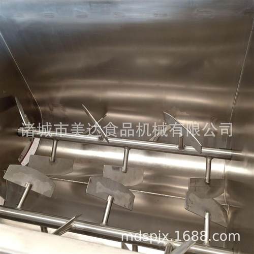 现货供应全自动饺子馅拌陷机 鲜肉变频拌料机 双绞笼拌馅机设备