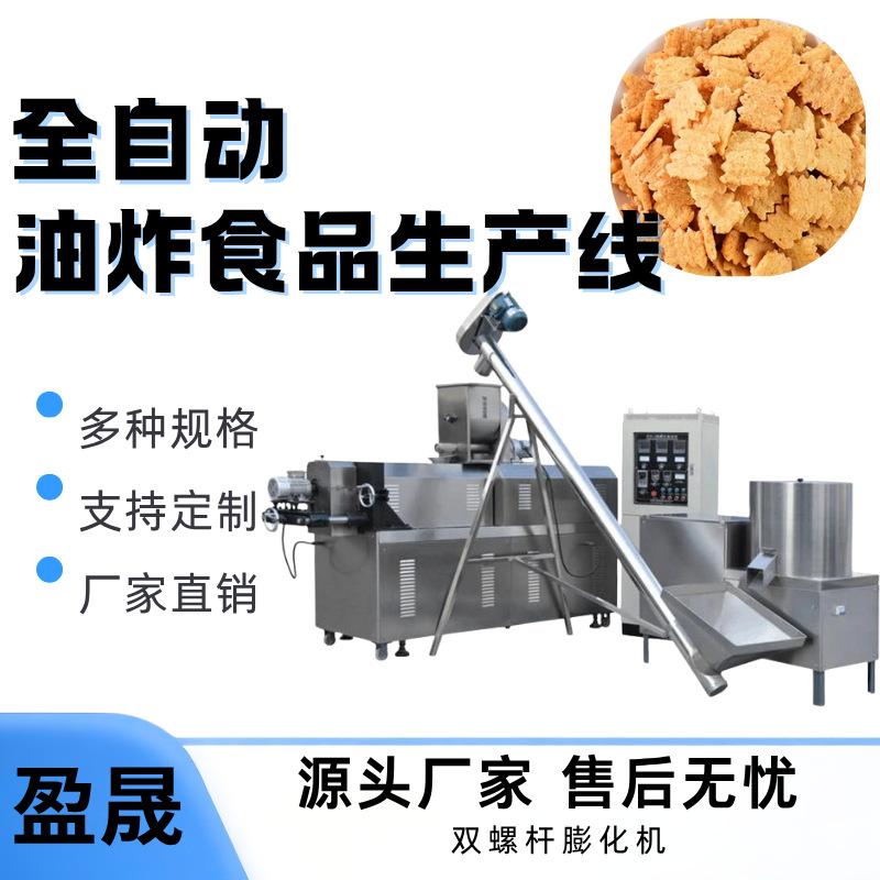 盈晟脆锅巴生产线油炸休闲食品生产线妙脆角生产线小型零食膨化机