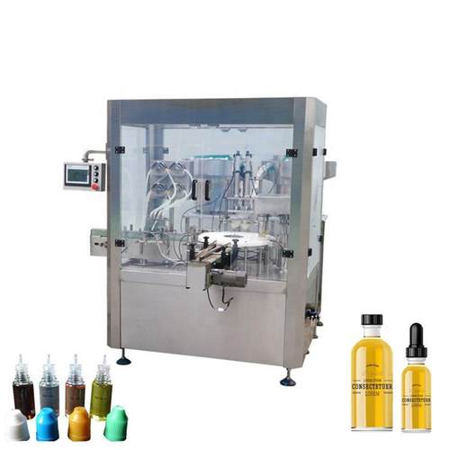全自动液体灌装机多头灌装机精油化妆水灌装旋盖轧盖机香水灌高效