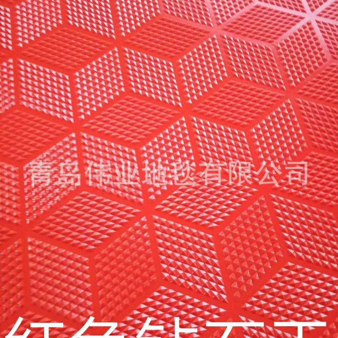 入户北欧家用门垫地垫防水防滑地垫 塑料地毯足球纹宾馆厨房