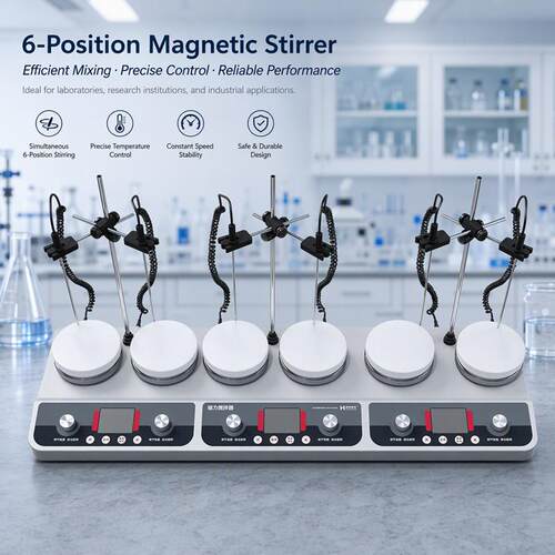 H-HJ-2G 2-Position High Temperature Digital Magnetic Hotplat