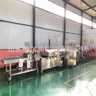 自动化 支持来厂试机 天妇罗鱿鱼丝油炸生产线 400型上浆裹粉机