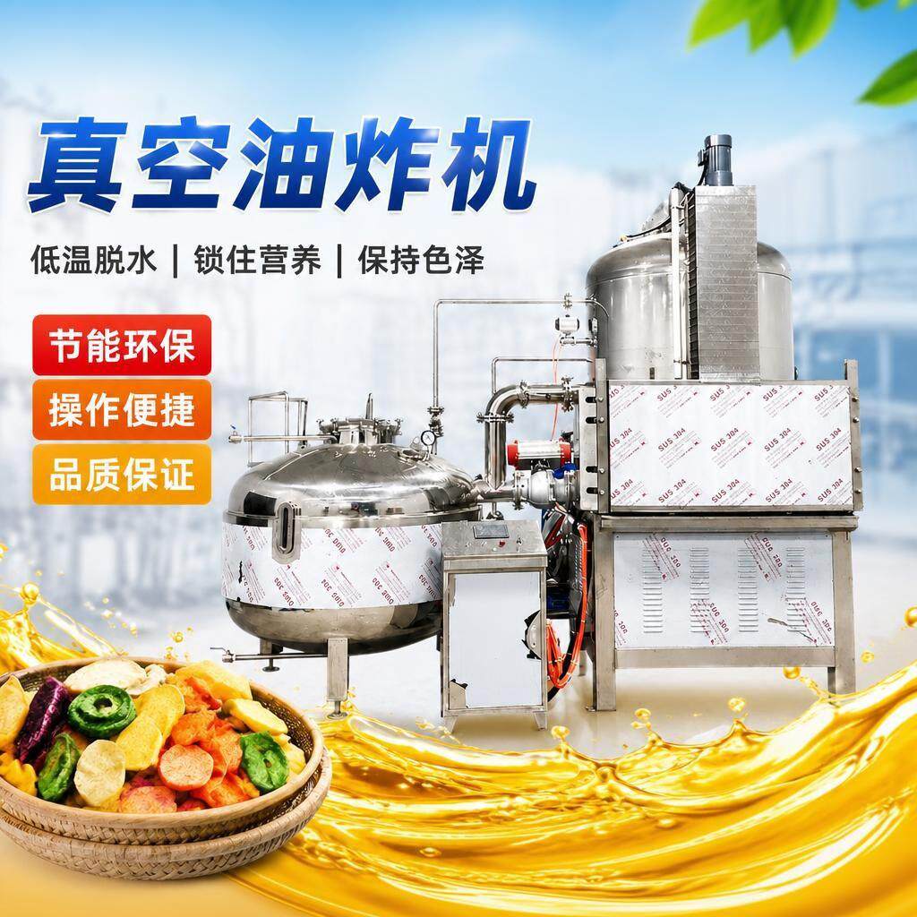 商用果蔬脆片真空油炸机 薯片秋葵低温油炸设备 真空低温油炸机