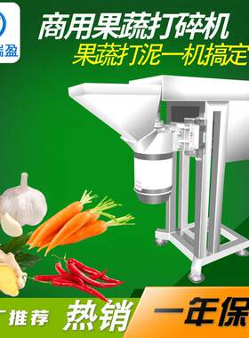 大型新鲜辣椒粉碎机 生姜大蒜打碎打泥机 台湾果蔬打碎机商用