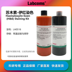 苏木素伊红染色液苏木精伊红染色HE染色液试剂 2×500mL LABCOMS