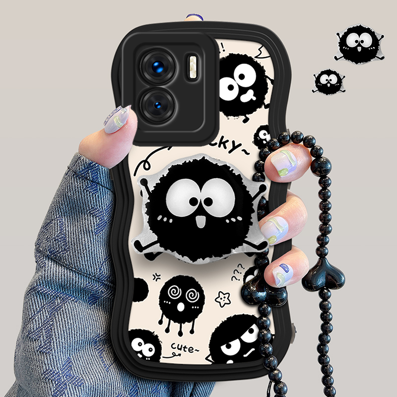 vivo y10手机壳vivoy10保护套V2140A新品女款v ivo丫10全包防摔vlvly十硅胶软外壳vivi y10波浪边vovo小煤球