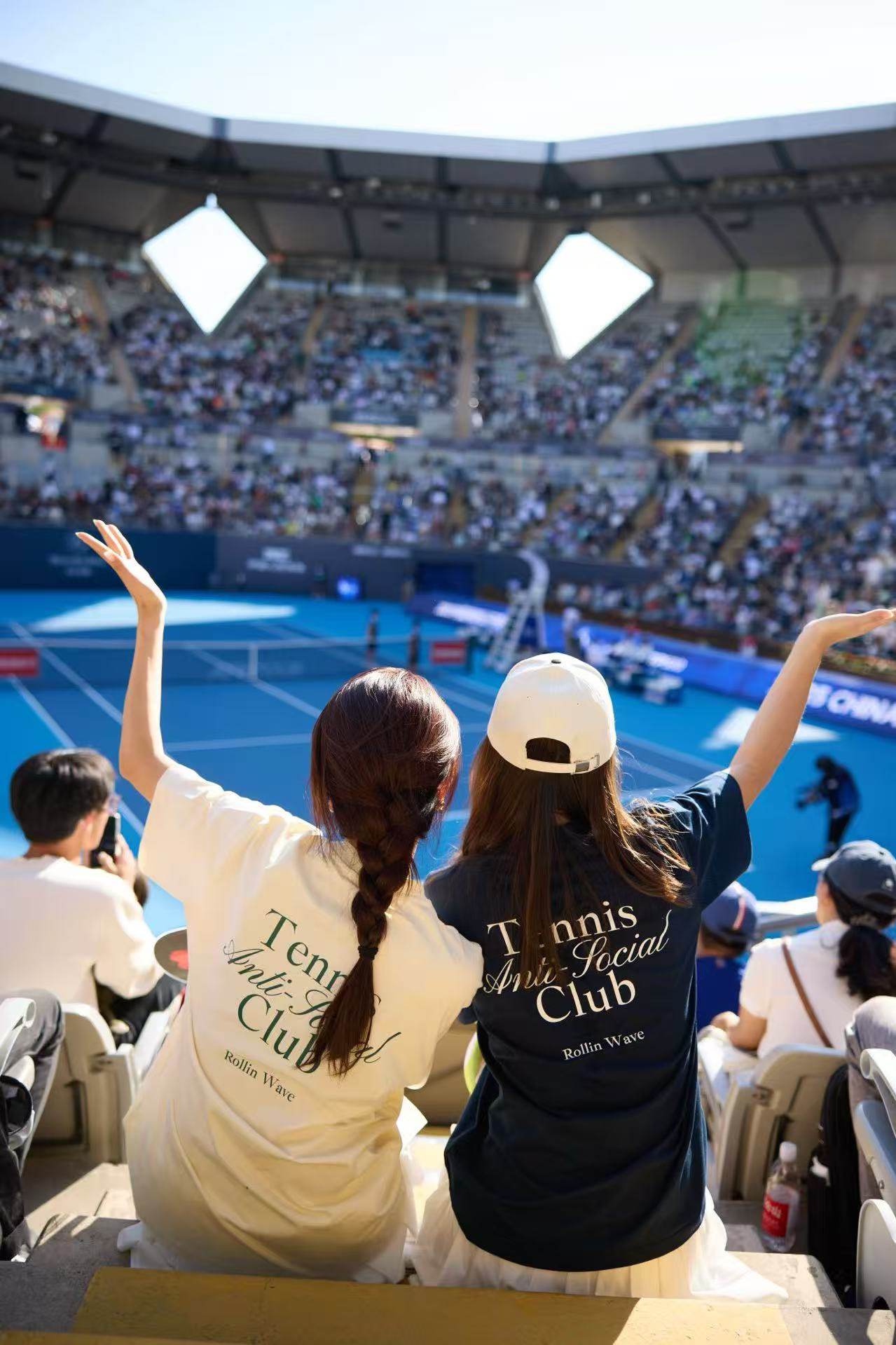 RW043索罗娜凉感T恤吸汗速干网球球拍与酒印花antisocial男女同款