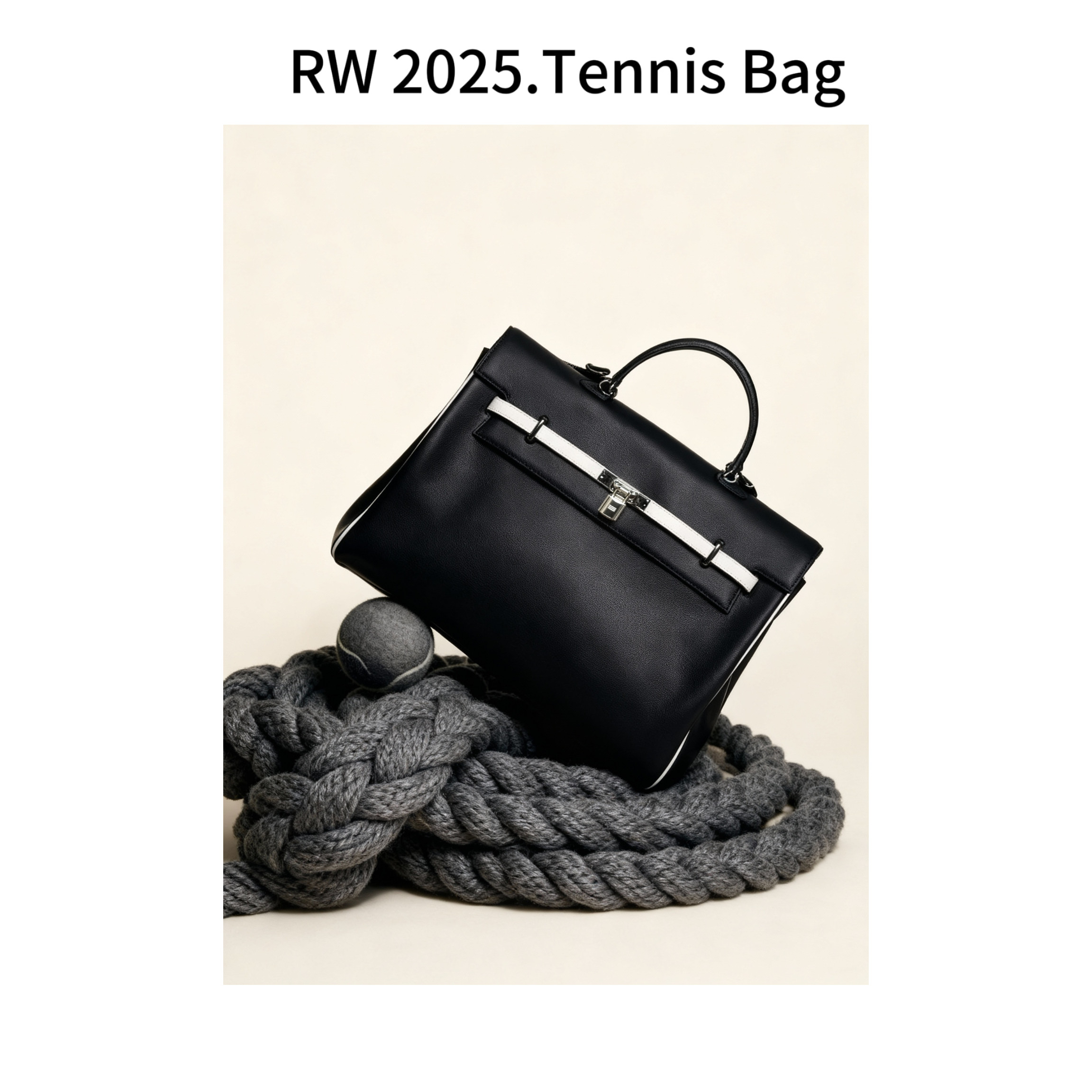 RW060高缇耶从未量产的全真皮定制kelly网球包