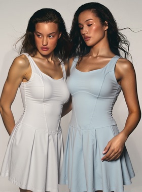 RW044塞壬三号小白裙网球裙