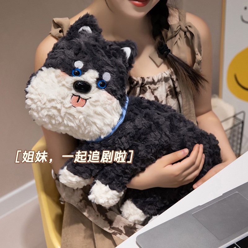 狗狗雪纳瑞抱h枕沙发客厅装饰靠枕办公室靠背靠垫午睡枕头宿舍女