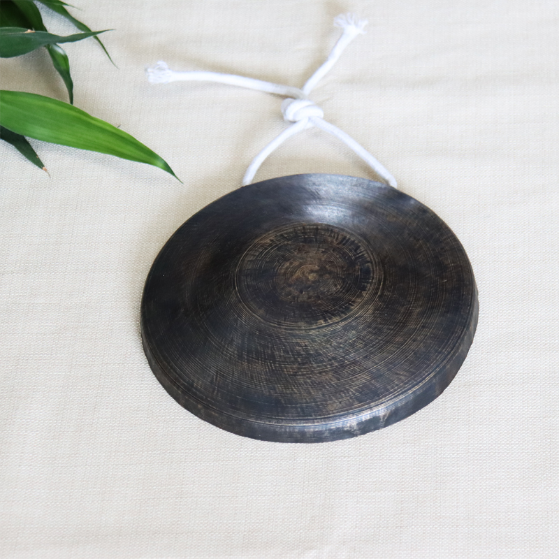 青铜手锣21公分i22cm苏锣虎音锣仿古锣老式旧锣高中低音小锣黑锣