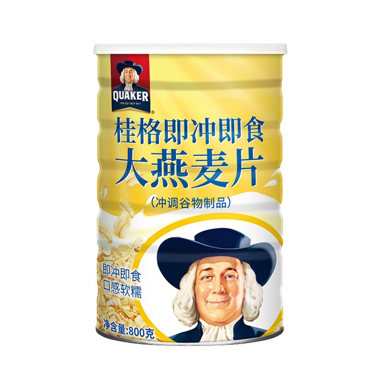 台湾桂格大燕麦片k高膳食纤维紫米山药燕麦片即食低糖低热早餐食