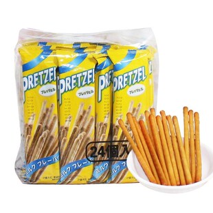 pretzel百力滋m手指棒长条饼干384g24小包儿童宝宝磨牙棒休闲零食