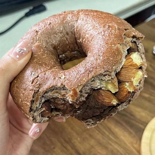 麦小辰手工贝果i黑巧克力贝果夹心全麦欧包蓝莓乳酪黑芝麻夹心面