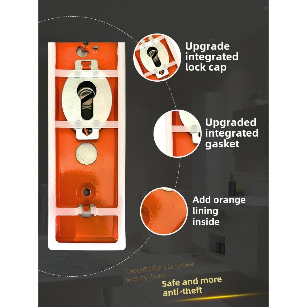 304不锈钢把手防盗门把手大门入户门拉手面板加厚步阳防盗门把手