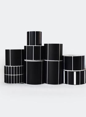 黑色Pp合成纸不干胶30 25 20 40 50 60 70 55牢不可破防水标签贴