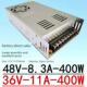 220V转48V8.3A8.5A开关电源DC36V11A雕刻机LED直流S 400W稳压电源