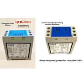 上海乔征相序保护继电器Qvr Ac380V时间Qs27A 3801 3802