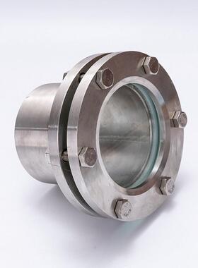 Jb595-64碳钢304 316法兰镜带颈夹玻璃镜不锈钢带颈镜