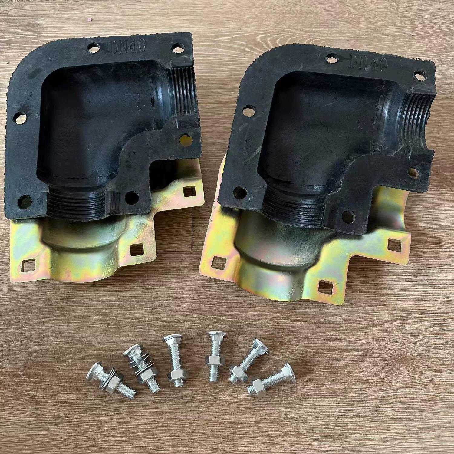 球磨机铸铁Hff节90度弯头抓取管快速抓取装置Pe水管加长泄漏修覆